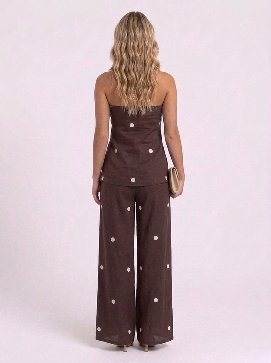SET PANT & TOP POLKA DOT