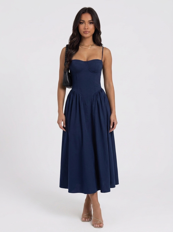 MIDI DRESS PALM