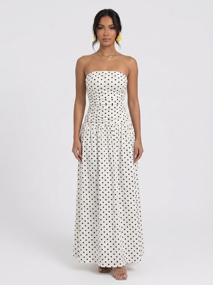MAXI POLKA DOT DRESS