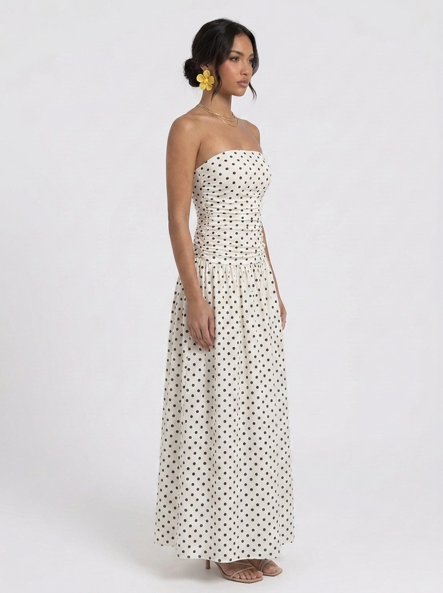 MAXI POLKA DOT DRESS