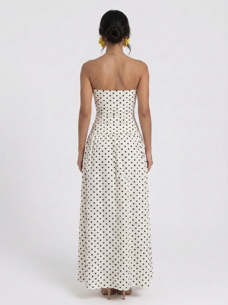 MAXI POLKA DOT DRESS