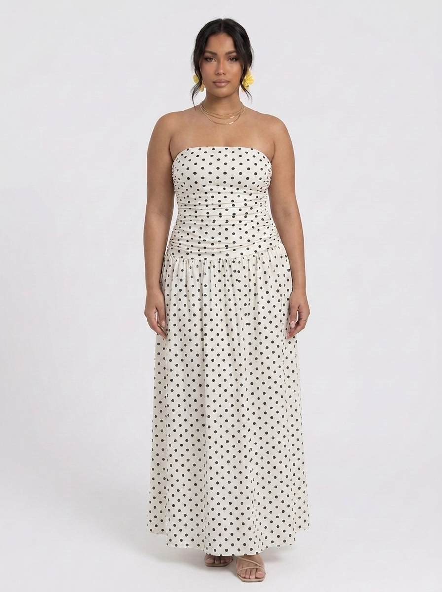 MAXI POLKA DOT DRESS