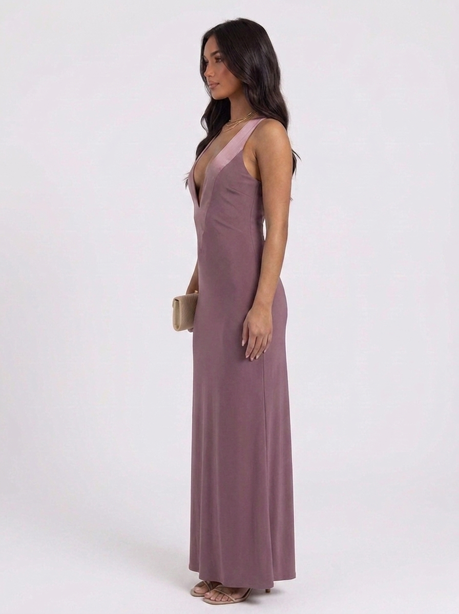MAXI DRESS PLUNGE