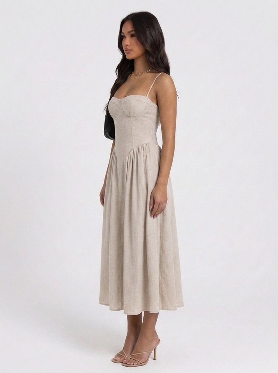 MIDI DRESS PALM
