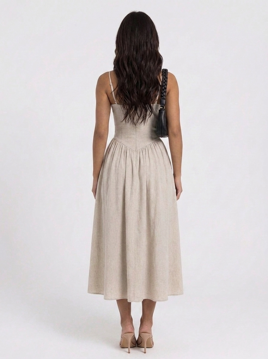 MIDI DRESS PALM