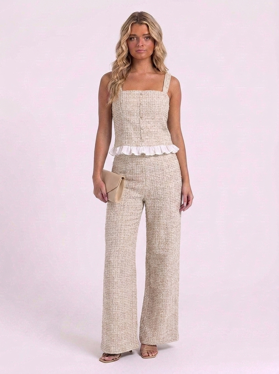 SET PANT & TOP TWEED