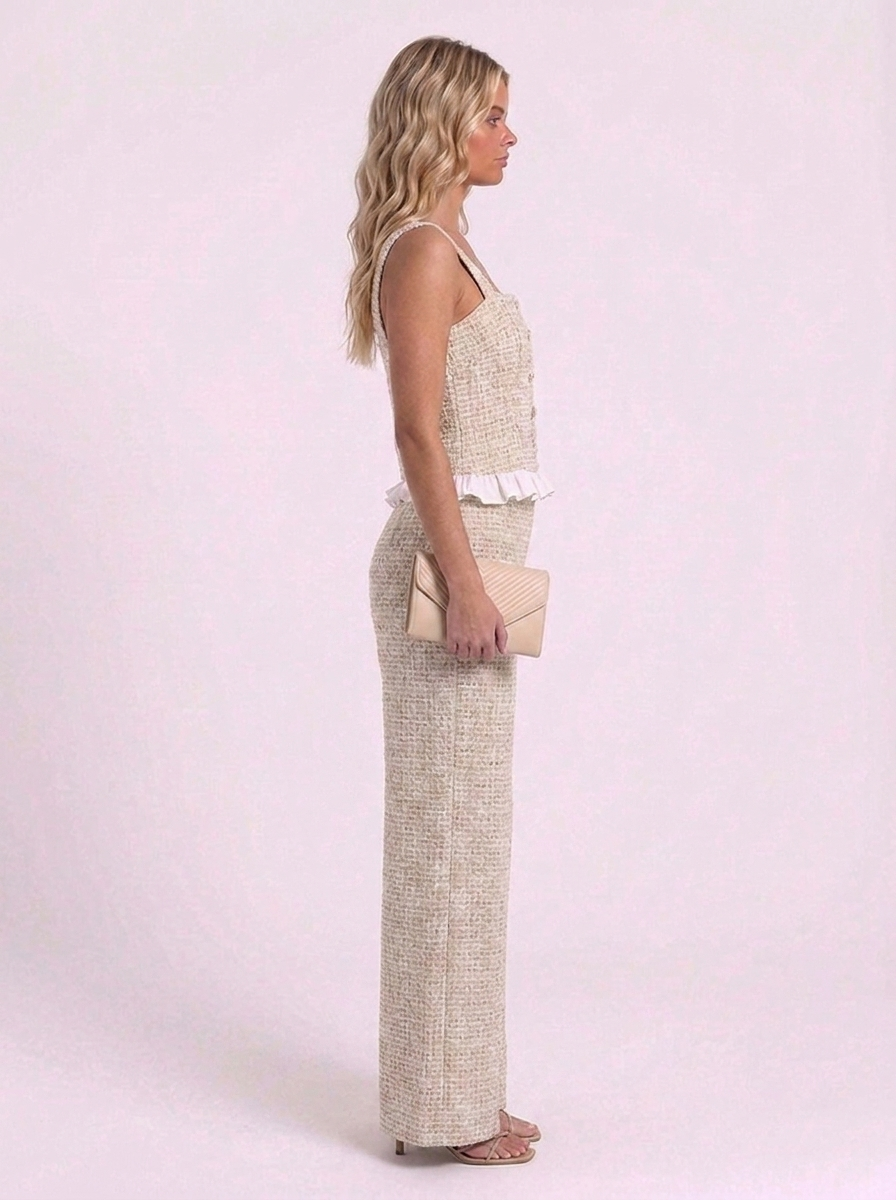 SET PANT & TOP TWEED