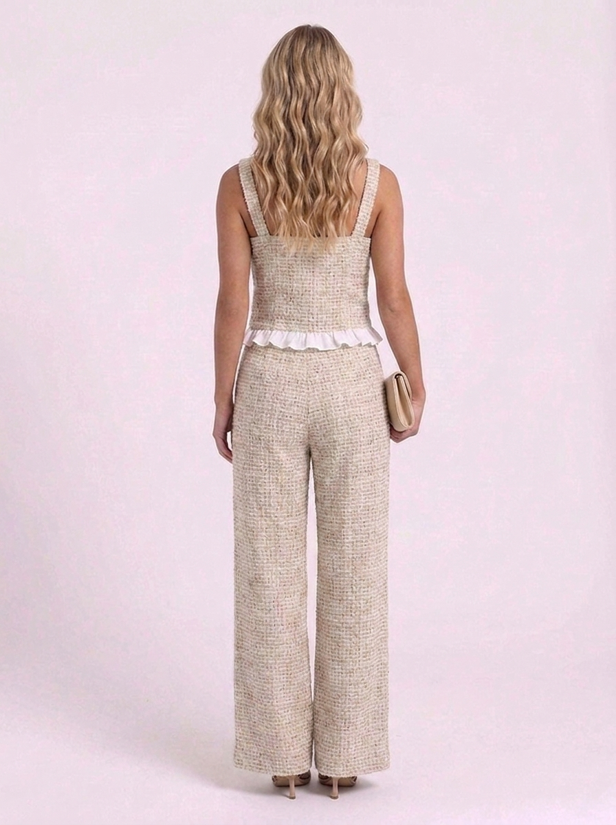 SET PANT & TOP TWEED