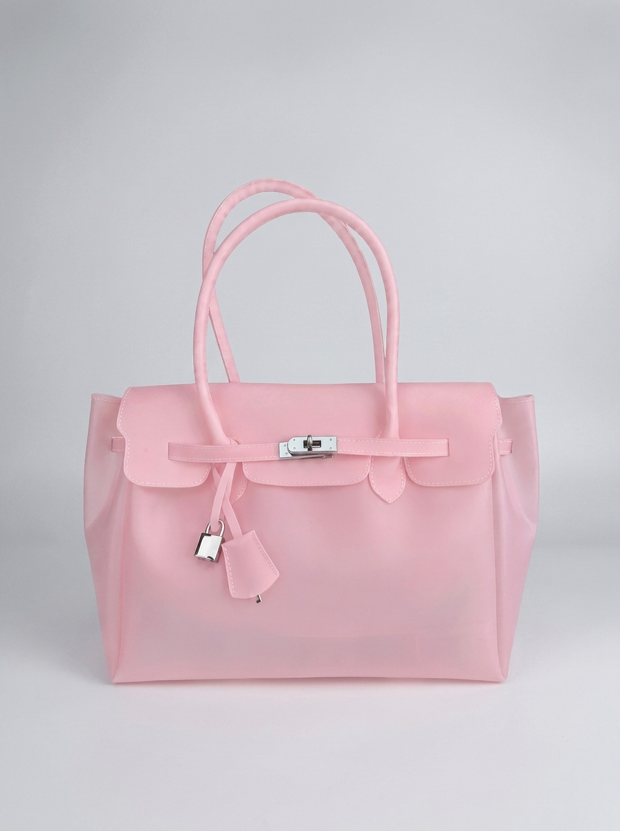 MONARCHE JELLY BAG -baby blue