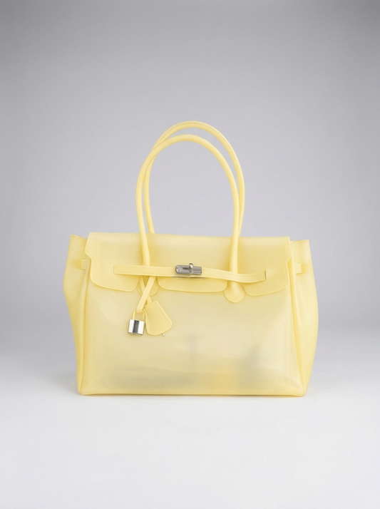 MONARCHE JELLY BAG -yellow butter