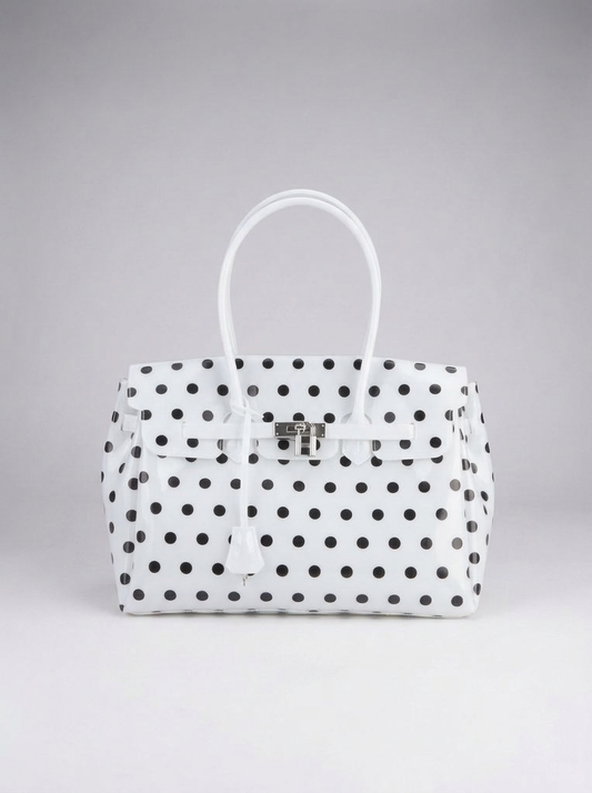MONARCHE JELLY BAG - Polka dot